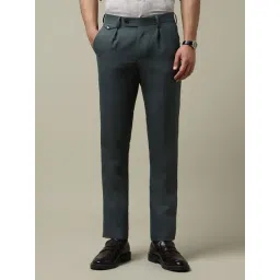 Arrow Grey Regular Fit Trousers-picture-19