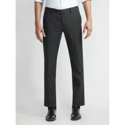 Arrow Grey Slim Fit Trousers-picture-45
