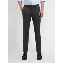 Arrow Grey Slim Fit Trousers-picture-47