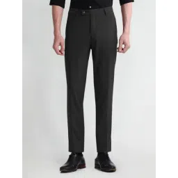 Arrow Grey Slim Fit Trousers-picture-20