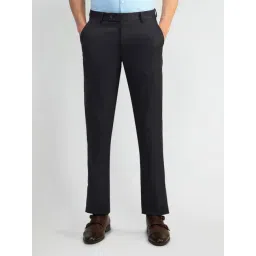 Arrow Grey Slim Fit Trousers-picture-41