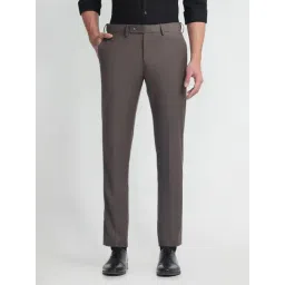 Arrow Grey Slim Fit Trousers-picture-31