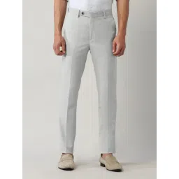 Arrow Grey Slim Fit Trousers-picture-36