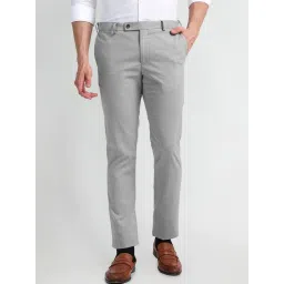Arrow Grey Slim Fit Trousers image 4