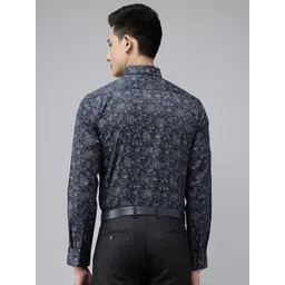 Arrow Manhattan Slim Fit Floral Printed Pure Cotton Formal Shirt image 2