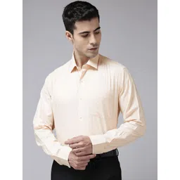 Arrow Manhattan Slim Fit Geometric Self Design Pure Cotton Formal Shirt-picture-29