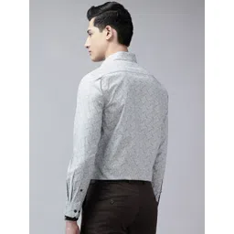 Arrow Manhattan Slim Fit Printed Pure Cotton Formal Shirt image 2