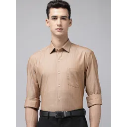 Arrow Manhattan Slim Fit Striped Pure Cotton Formal Shirt-picture-40