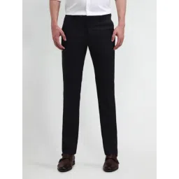 Arrow Maroon Slim Fit Trousers-picture-33