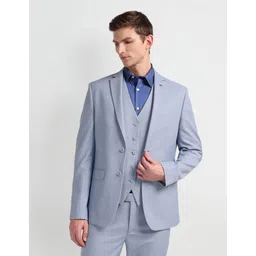 arrow Men 3 Piece Solid Suit-picture-12