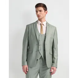 arrow Men 3 Piece Solid Suit-picture-14