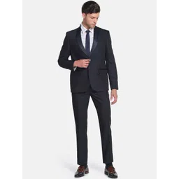 Arrow Men Checked Single-Breasted Two-Piece Formal Suit-picture-38