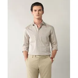 arrow Men Checked Slim Fit Cotton Shirt-picture-15