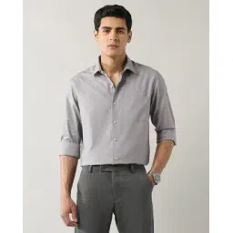 arrow Men Checked Slim Fit Shirt with Patch Pocket-picture-28