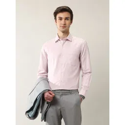 Arrow Men Classic Fit Spread Collar Solid Cotton Formal Shirt-picture-39