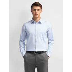 Arrow Men Classic Spread Collar Micro Ditsy Self Design Cotton Formal Shirt-picture-31