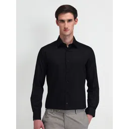 Arrow Men Comfort Solid Cotton Slim Fit Formal Shirt-picture-36