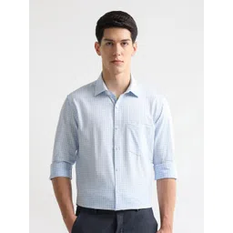 Arrow Men Gingham Checks Checked Casual Shirt-picture-18