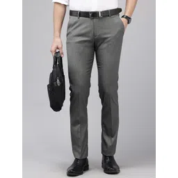 Arrow Men Hudson Tailored Tapered Fit Formal Trousers-picture-20