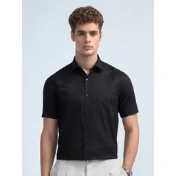 Arrow Men Liberty Classic Fit Solid Spread Collar Pure Cotton Formal Shirt-picture-20