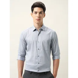 Arrow Men Manhattan Slim Fit Floral Printed Spread Collar Pure Cotton Formal Shirt-picture-26