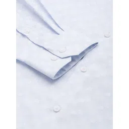 Arrow Men Manhattan Slim Fit Opaque Checked Pure Cotton Formal Shirt image 4