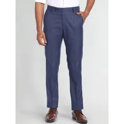 Arrow Men Mid-Rise Regular Fit Formal Trousers-picture-21