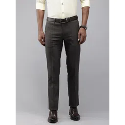 Arrow Men Originals Hudson Tailored Fit Textured Formal Trousers-picture-10