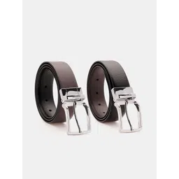 Arrow Men Pack of 2 Leather Reversible Formal Belt-picture-33