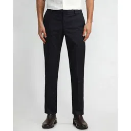 arrow Men Regular Fit Flat-Front Trousers-picture-14