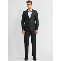 Arrow Men Self Design Single-Breasted Two-Piece Suit-picture-39