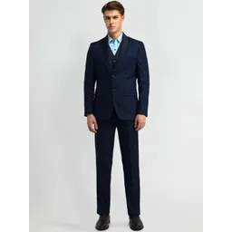 Arrow Men Single-Breasted 3 Piece Formal Suit-image-3