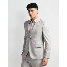 arrow Men Single-breasted Solid Suit-picture-45