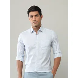 Arrow Men Slim Fit Spread Collar Floral Printed Cotton Formal Shirt-picture-19