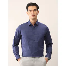 Arrow Men Slim Fit Spread Collar Vertical Striped Cotton Formal Shirt-picture-34