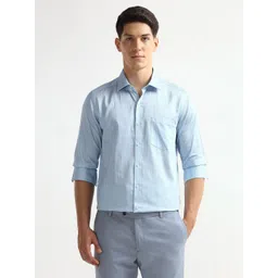 Arrow Men Slim Fit Vertical Striped Pure Cotton Manhattan Originals Formal Shirt image 4