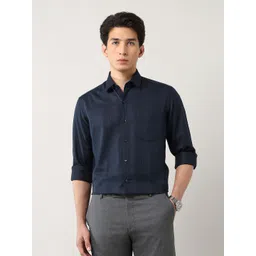 Arrow Men Slim Fit Vertical Striped Spread Collar Formal Shirt image 1