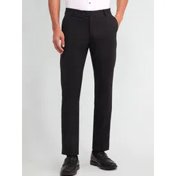 Arrow Men Smart Mid-Rise Slim Fit Formal Trousers-picture-42