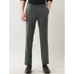 Arrow Men Solid Classic Regular Fit Trousers image 3