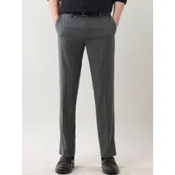 Arrow Men Solid Classic Regular Fit Trousers image 1