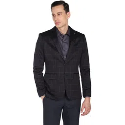 arrow Men Solid Single Breasted Formal Blazer-picture-26