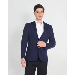 arrow Men Solid Single Breasted Formal Blazer-picture-29