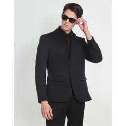 arrow Men Solid Single Breasted Formal Blazer-picture-28