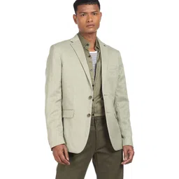 arrow Men Solid Single Breasted Formal Blazer-picture-17