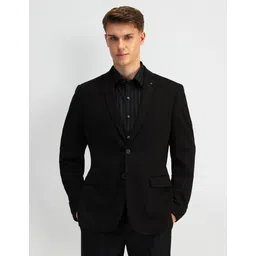 arrow Men Solid Single Breasted Formal Blazer-picture-19