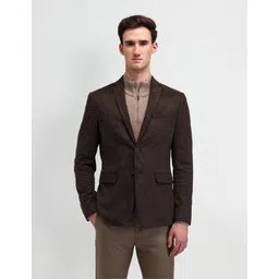 arrow Men Solid Single Breasted Formal Blazer-picture-20