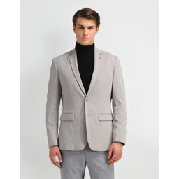 arrow Men Solid Single Breasted Formal Blazer-picture-21