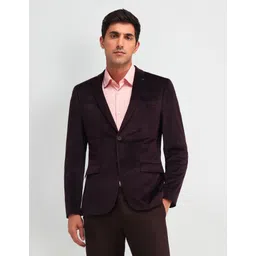 arrow Men Solid Single Breasted Formal Blazer-picture-23