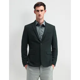 arrow Men Solid Single Breasted Formal Blazer-picture-40