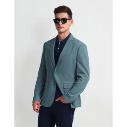arrow Men Solid Single Breasted Formal Blazer-picture-33